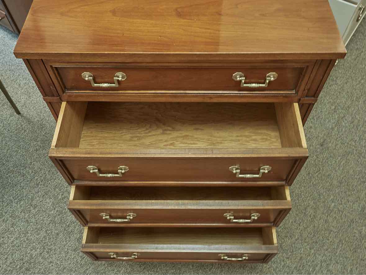 Hollywood Regency Mahogany Accent Chest