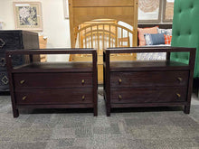 Pair of Crate & Barrel 'Keane' Nightstands