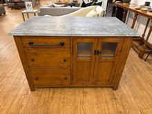 Distressed Pine Kitchen Island