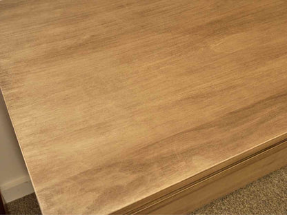 Gat Creek Oxford Desk with Right Hand Drawer in Maple with Classic Barley Finish