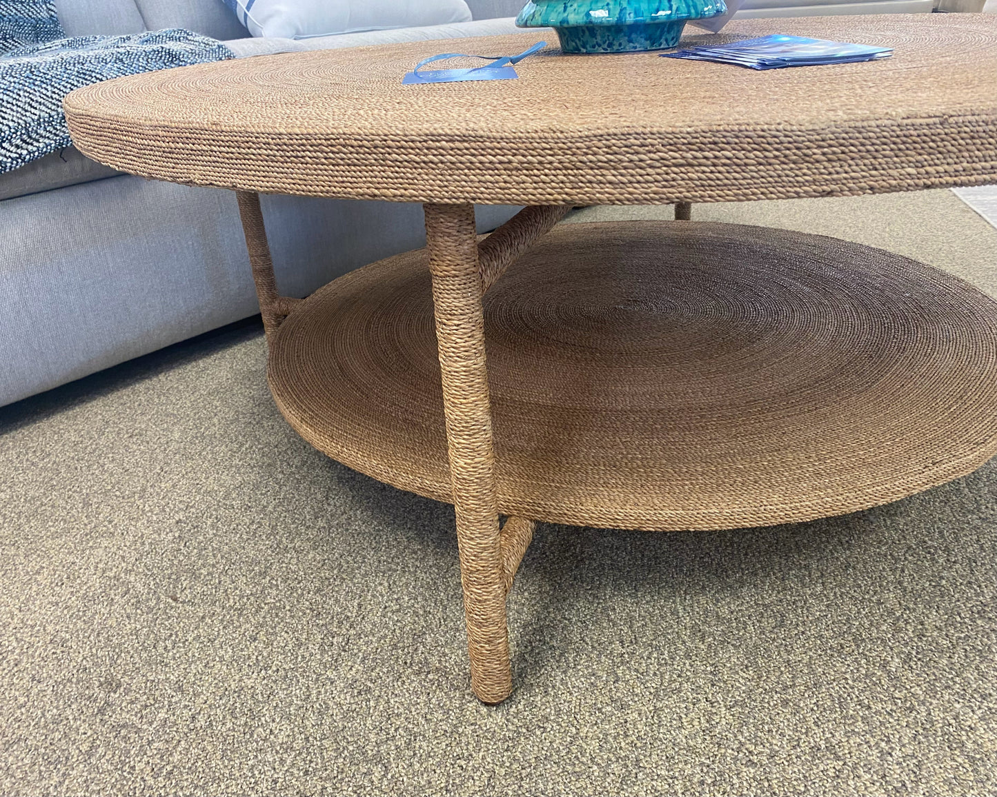 Palecek 'JM Monarch' Twine Round Cocktail Table