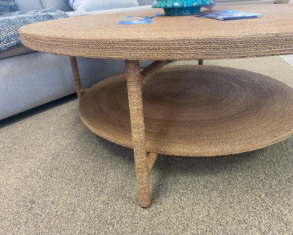 Palecek 'JM Monarch' Twine Round Cocktail Table