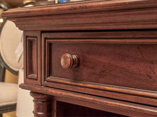 Thomasville  Cherry 2 Dawer 4 Shelf  Console