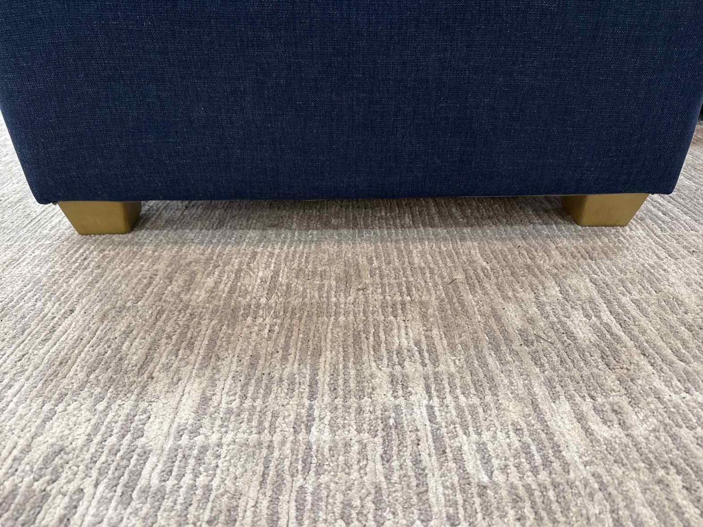 Boston Interiors Navy Sofa With Ottoman