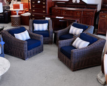 Set of 4 RH Outdoor "Provence" Lounge Chairs