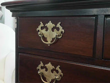 Solid Mahogany Queen Anne 6 Drawer Chest