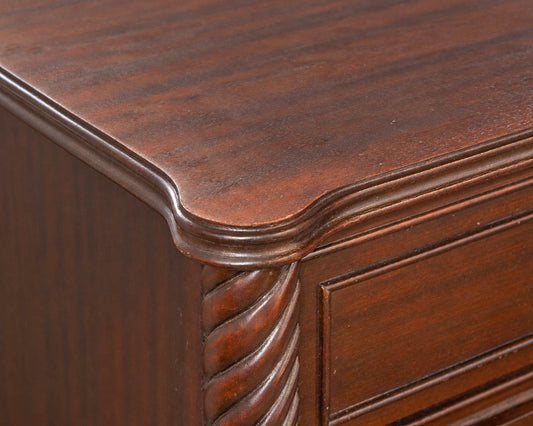 Federal Style Mahogany Six Drawer Chest