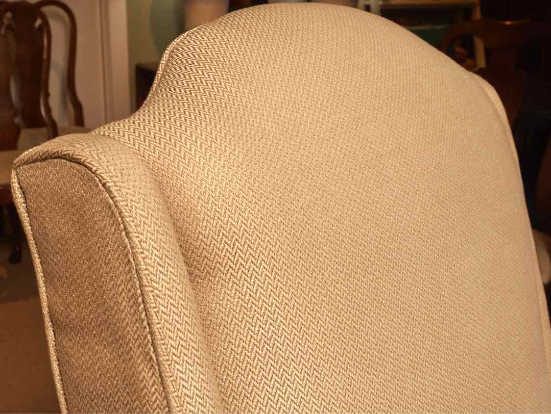Pair Of Host & Hostess 'Oatmeal' Upholstered Dining Chairs