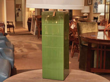 Matilda Green Ceramic Table Lamp With Shade