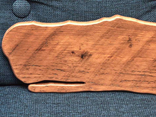 Recycled Wood Whale Wall Decor