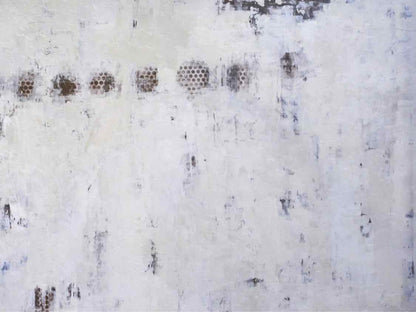 Cream and Brown Abstract Canvas Print