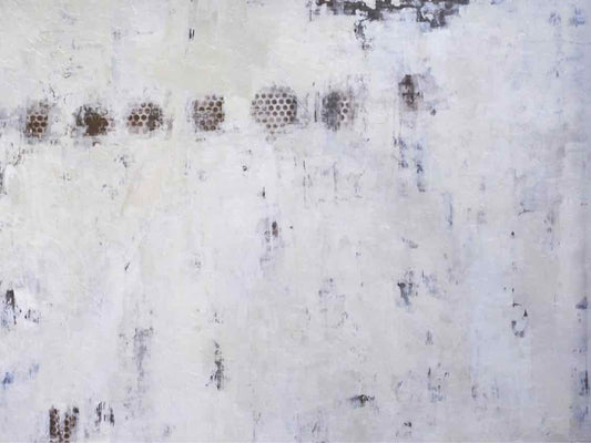 Cream and Brown Abstract Canvas Print