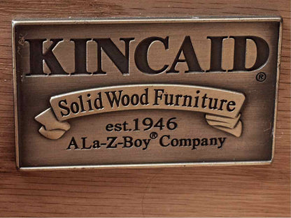 Kincaid Mahogany 2 Drawer Nightstand with Brass Chippendale Handles