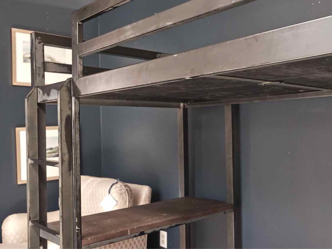 Restoration Hardware Twin 'Industrial Loft Study' Bunkbed