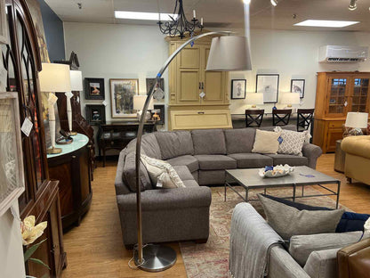 Silver Arc Floor Lamp
