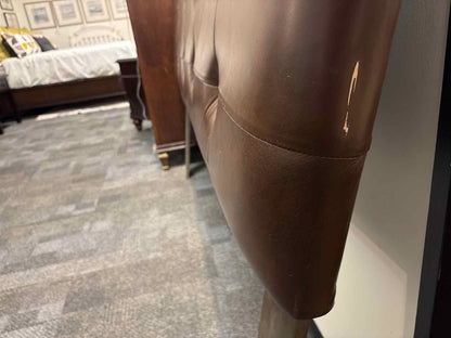 Skyline Furniture Tufted Leather King Bed