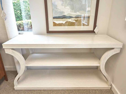 Ethan Allen 'Donatella' Oak Console