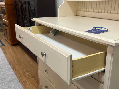Morigeau-Lepine Off White Cabinet w/ Hutch