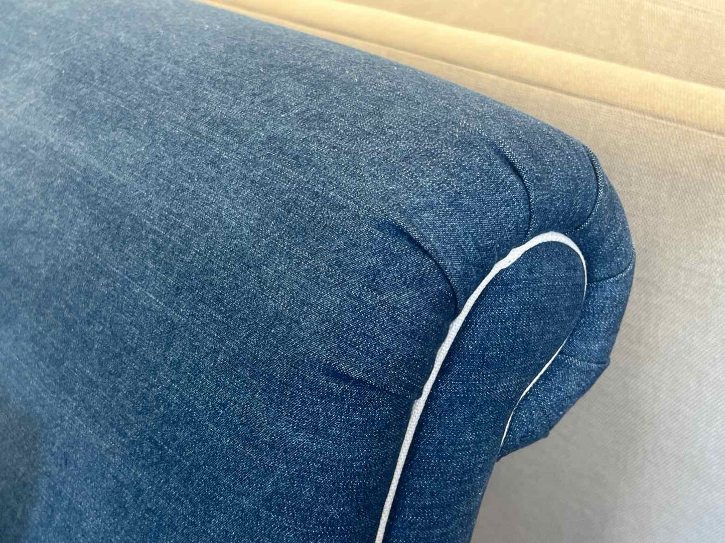 Pair of Denim Blue Ethan Allen Chairs