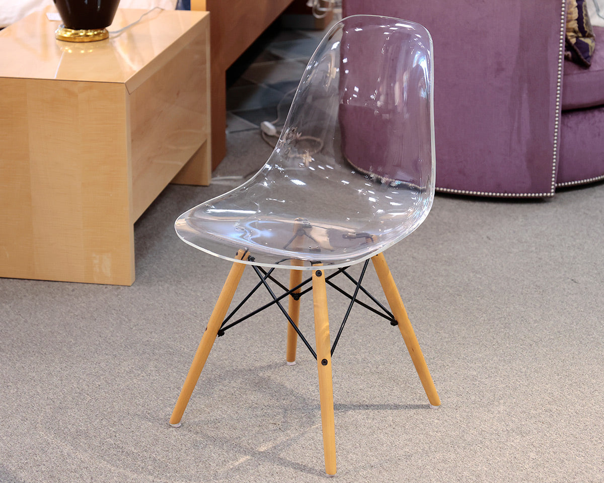 Contemporary Acrylic Office Chair