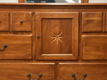 Ethan Allen'Country Crossing' Maple 6 Drawer & 1 Door Dresser