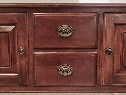 Nichols & Stone Server in Cherry with Brass Pulls