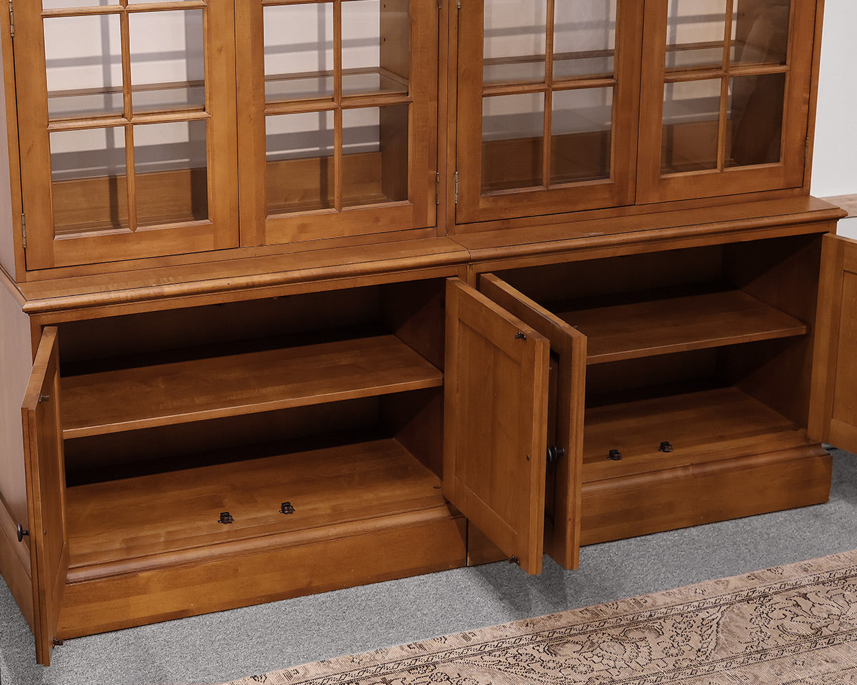 Ethan Allen Villa Double Library Bookcase