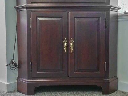 Hitchcock Lighted Corner Cabinet in Cherry