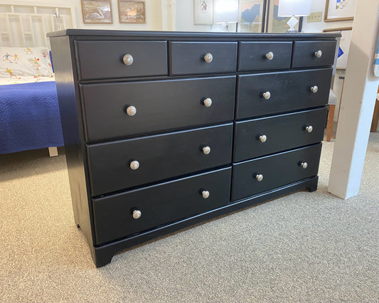 Black Ten Drawer Dresser