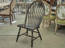 Set of 6 Windsor Antique Black  Dining Chairs