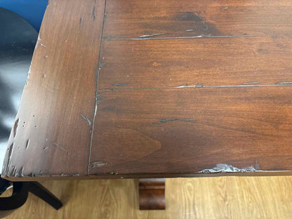 Fremarc Distressed Console with Trestle Base