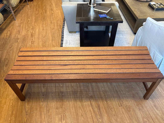 Four Seasons Curved Wooden Bench