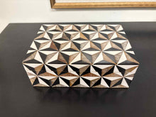 Medium Decorative Box with Geometric Star Pattern