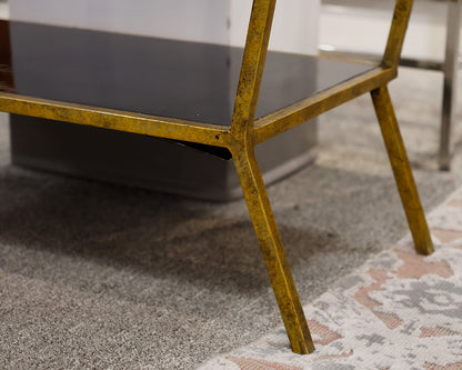 Oly Studio Antique Gold Iron Etagere