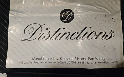 Klausner Charcoal Leather Chair