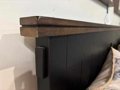 A America 'Stormy Ridge' King Storage Bed in Black