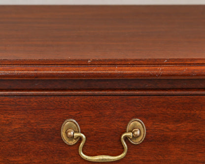 Henkel Harris 9 Drawer Mahogany Chippendale-Style Chest W/ Brass Hardware