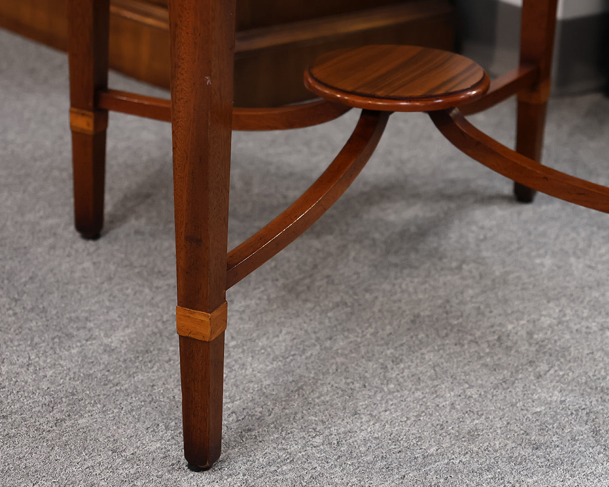 Scully & Scully Round Inlaid Accent Table