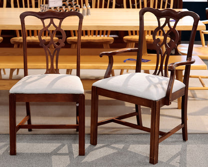 Set of 6 Chippendale Style Dining Chairs