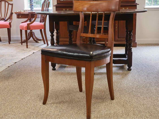 Set of Four Kindel Cherry French Regency Dining Chairs