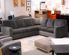 Basset Two-Piece Velvet Sectional
