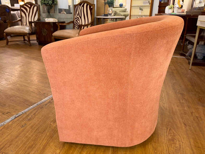 Pair of Four Hands 'Jett' Swivel Barrel Chairs