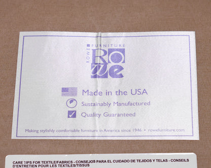 Rowe Brentwood Roll Arm Sectional