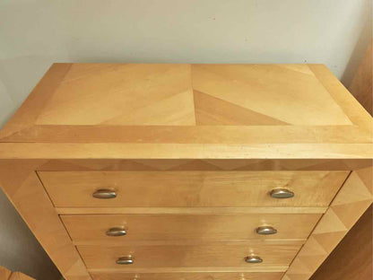 Poplar Wood 6 Drawer Contemporary Chest