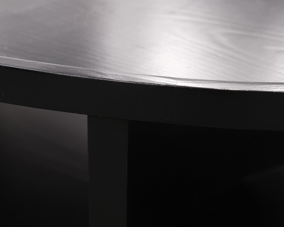 Black Oval Coffee Table