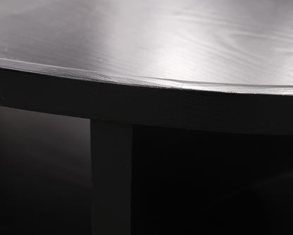 Black Oval Coffee Table