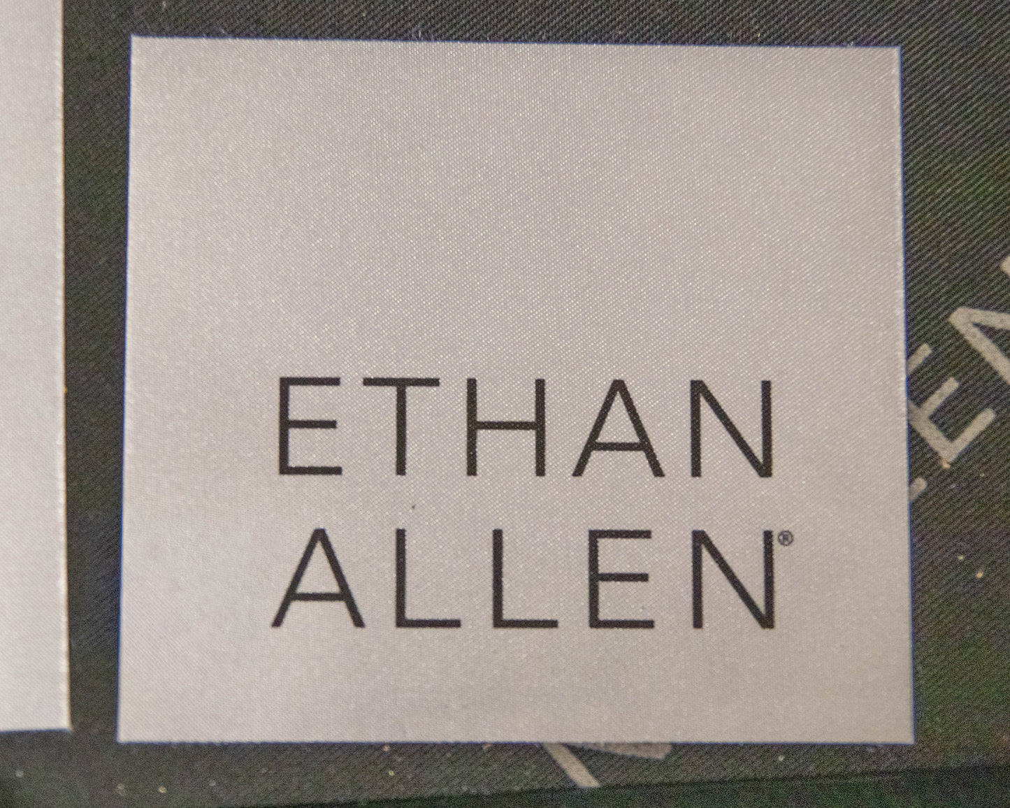 Pair of Ethan Allen Collin Leather Chairs in Black
