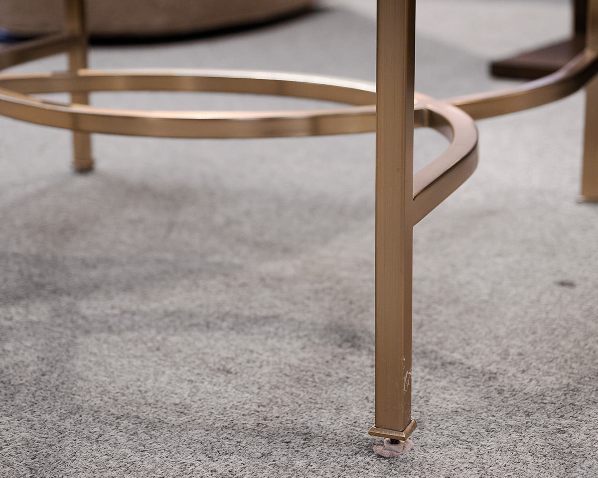 Bernhardt Salon Shagreen Wrapped Tray Accent Table