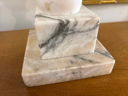 Pair of Neoclassical Marble Urn Table Lamps