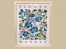 " Flower Market " Blue Blooms